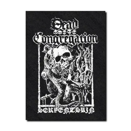 Dead Congregation Back Patch, Dead Congregation Serpentskin Oversize Patch