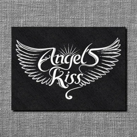 Angel’s Kiss Back Patch, Angel’s Kiss Logo Oversize Patch