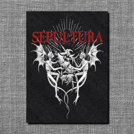 Sepultura Back Patch, Sepultura Logo Oversize Patch