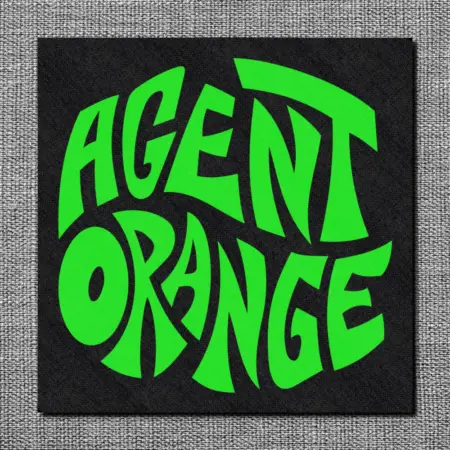 Agent Orange Back Patch, Agent Orange Logo Oversize Patch