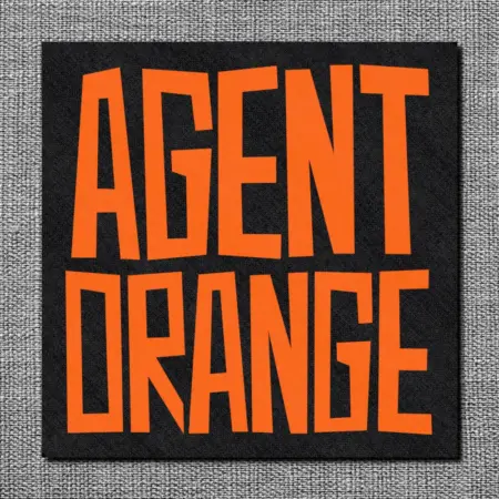 Agent Orange Back Patch, Agent Orange Logo Oversize Patch