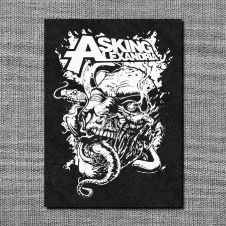 Asking Alexandria Back Patch, Asking Alexandria Artwork Oversize Patch