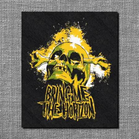 Bring Me The Horizon Back Patch, BMTH Skull Artwork Oversize Patch