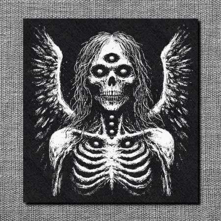 Dark Angel Back Patch, Gothic Oversize Patch