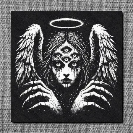 Dark Angel Back Patch, Gothic Oversize Patch
