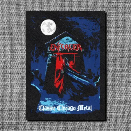 Enforcer Back Patch, Enforcer Classic Chicago Metal Oversize Patch