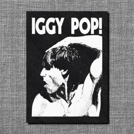 Iggy Pop Back Patch, Iggy Pop Concert Oversize Patch