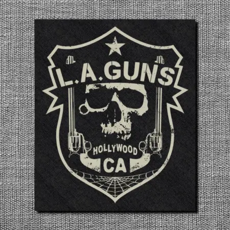 LA Guns Back Patch, L.A. Guns Logo Oversize Patch
