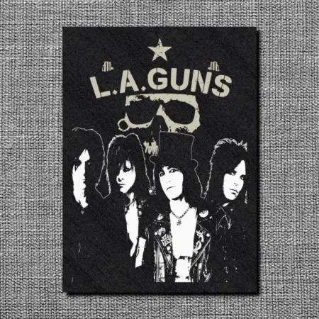 LA Guns Back Patch, L.A. Guns Members Oversize Patch