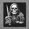 Libra Justice Back Patch, Gothic Oversize Patch
