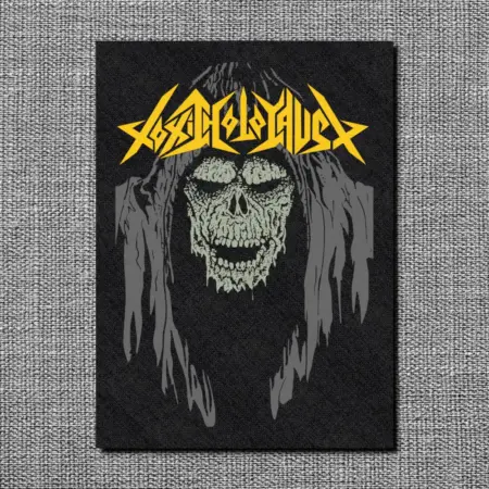 Toxic Holocaust Back Patch, Toxic Holocaust Skull Artwork Oversize Patch