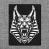 Anubis Head Back Patch, Gothic Style Back Patch