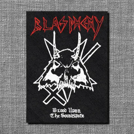 Blasphemy Blood upon the Soundspace Back Patch, Blasphemy Oversize Patch