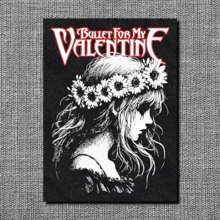 Bullet for My Valentine Artwork Back Patch, Oversize Gothic Stye Patch