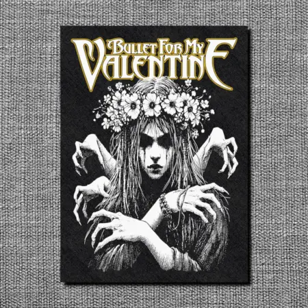 Bullet for My Valentine Artwork Back Patch, Oversize Gothic Stye Patch