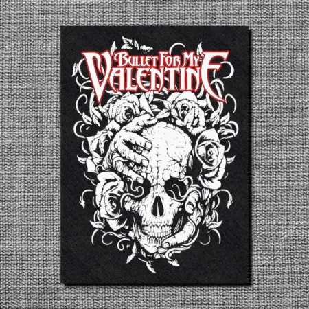 Bullet for My Valentine Artwork Back Patch, Oversize Gothic Stye Patch