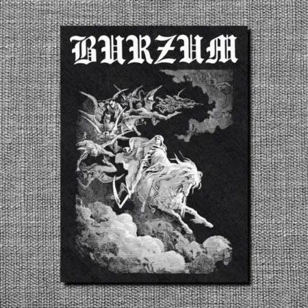Burzum Back Patch, Death On Pale Oversize Patch