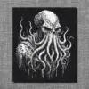 Cthulhu Octopus Monster Back Patch, Mythos Cosmic Creature Oversize Patch