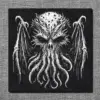Cthulhu Octopus Monster Back Patch, Mythos Cosmic Creature Oversize Patch