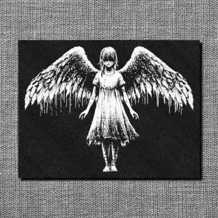 Demon Kid Back Patch, Gothic Style Oversize Back Patch