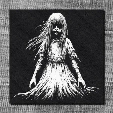 Demon Kid Back Patch, Gothic Style Oversize Back Patch