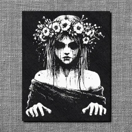 Demon Virgin Back Patch, Virgin Goth Oversize Patch