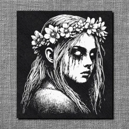 Demon Virgin Back Patch, Virgin Goth Oversize Patch