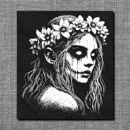Demon Virgin Back Patch, Virgin Goth Oversize Patch