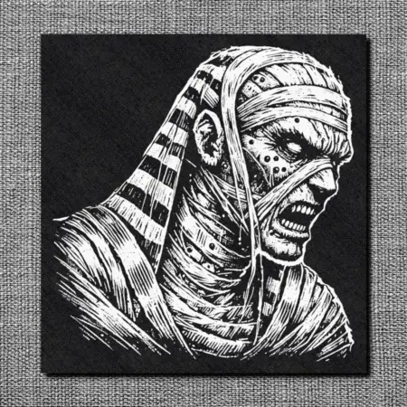 Egyptian Mummy Back Patch, Mummy Oversize Patch