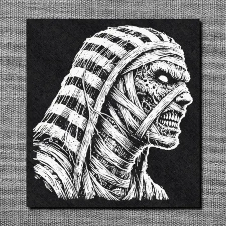 Egyptian Mummy Back Patch, Mummy Oversize Patch