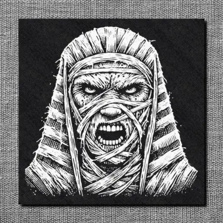 Egyptian Mummy Back Patch, Mummy Oversize Patch