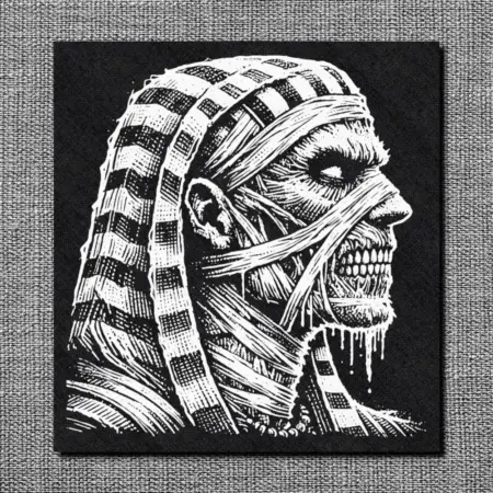 Egyptian Mummy Back Patch, Mummy Oversize Patch