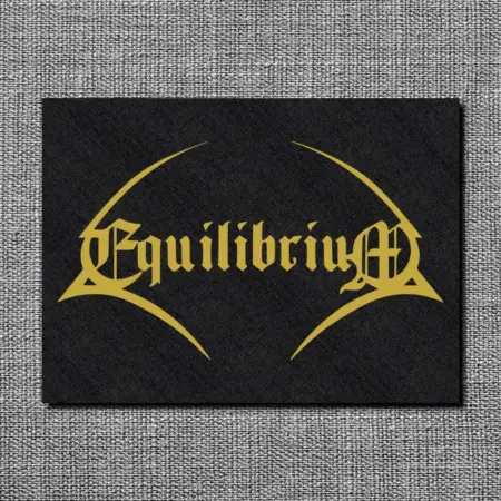 Equilibrium Logo Back Patch, Equilibrium Oversize Patch