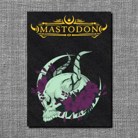 Mastodon Back Patch, Mastodon Artwork Oversize Patch