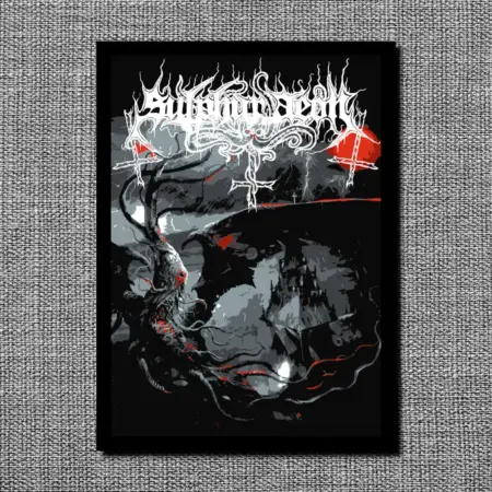 Sulphur Aeon The Scythe of Cosmic Chaos Back Patch, Sulphur Aeon Oversize Patch