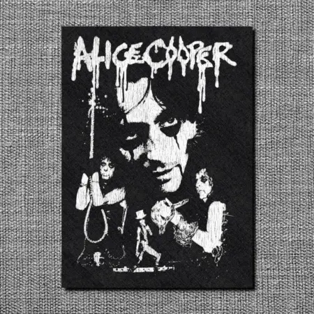 Alice Cooper Back Patch, God of Metal Oversize Patch