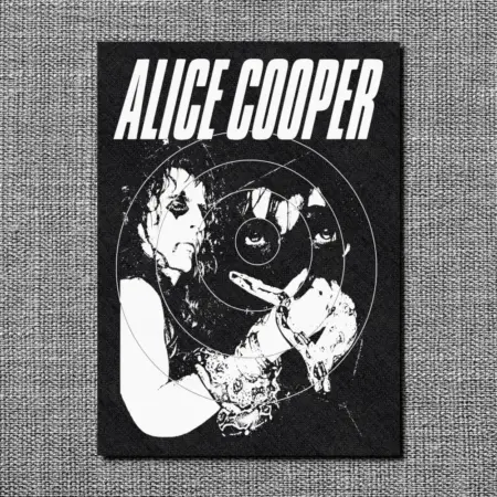 Alice Cooper Back Patch, God of Metal Oversize Patch