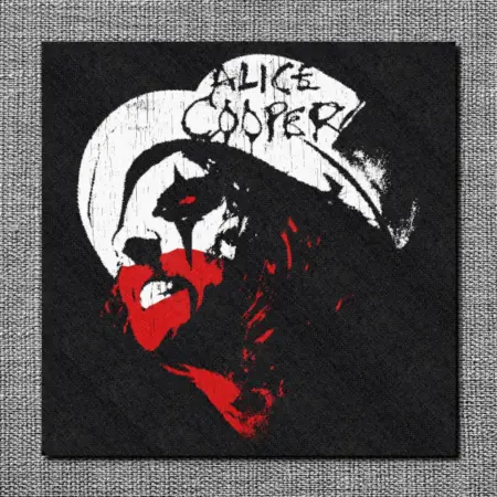 Alice Cooper Back Patch, God of Metal Oversize Patch