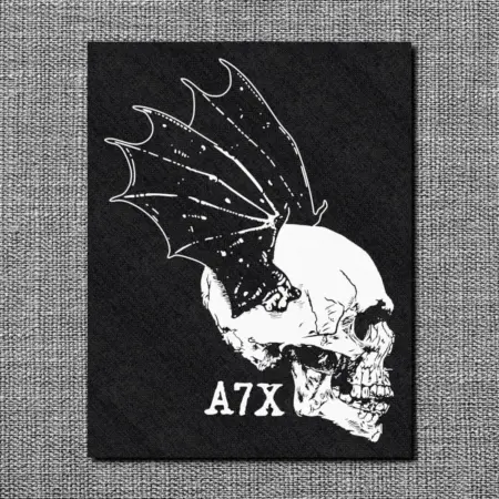 Avenged Sevenfold Back Patch, Skull Profile Oversize Patch