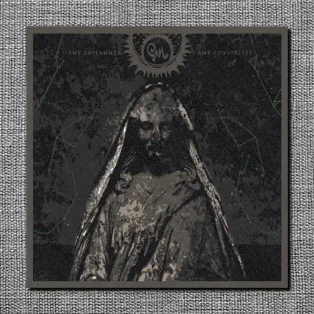 Gris Back Patch, À l’âme Enflammée, l’âme Constellée Oversize Patch