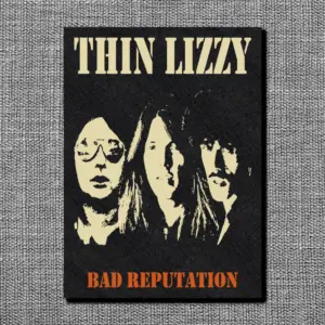 Thin Lizzy Back Patch, Thin Lizzy Bad Reputation Oversize Patch