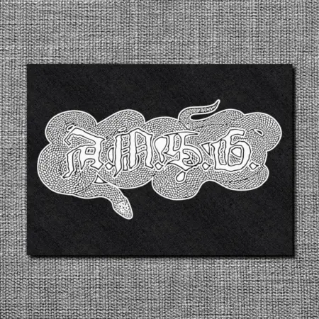 AMSG Back Patch, A.M.S.G. Logo Oversize Patch