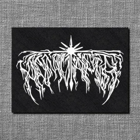 Aamutähti Back Patch, Aamutähti Logo Oversize Patch 29x21cm