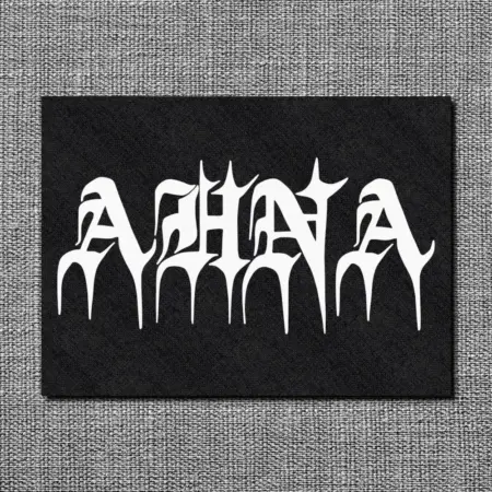 Ahna Back Patch, Ahna Logo Oversize Patch