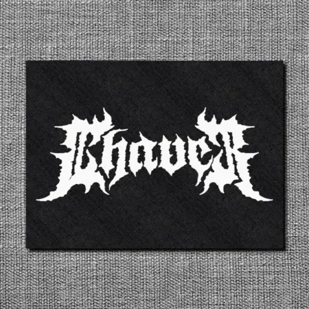 Chaver Back Patch, Chaver Logo Oversize Patch