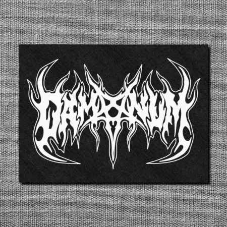 Damnum Back Patch, Damnum Logo Oversize Patch