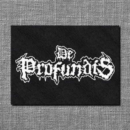 De Profundis Back Patch, De Profundis Logo Oversize Patch