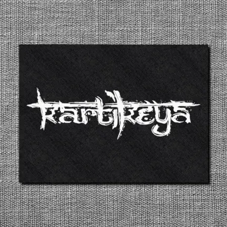 Kartikeya Back Patch, Kartikeya Logo Oversize Patch